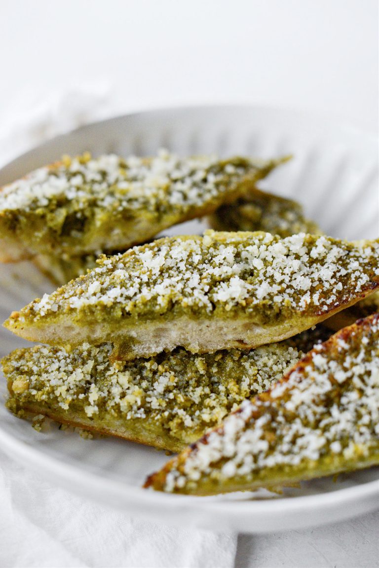 Pesto Garlic Bread Simply Scratch