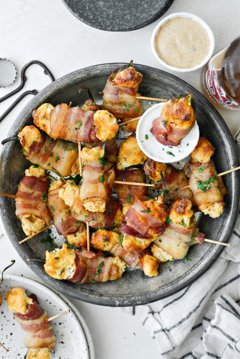 Bacon Wrapped Jalapeños - Simply Scratch