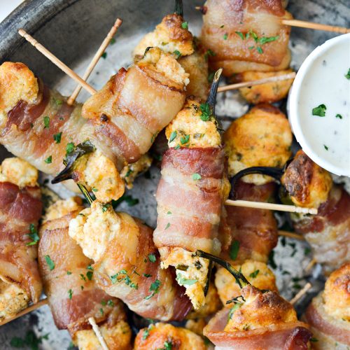 Bacon Wrapped Jalapeños - Simply Scratch