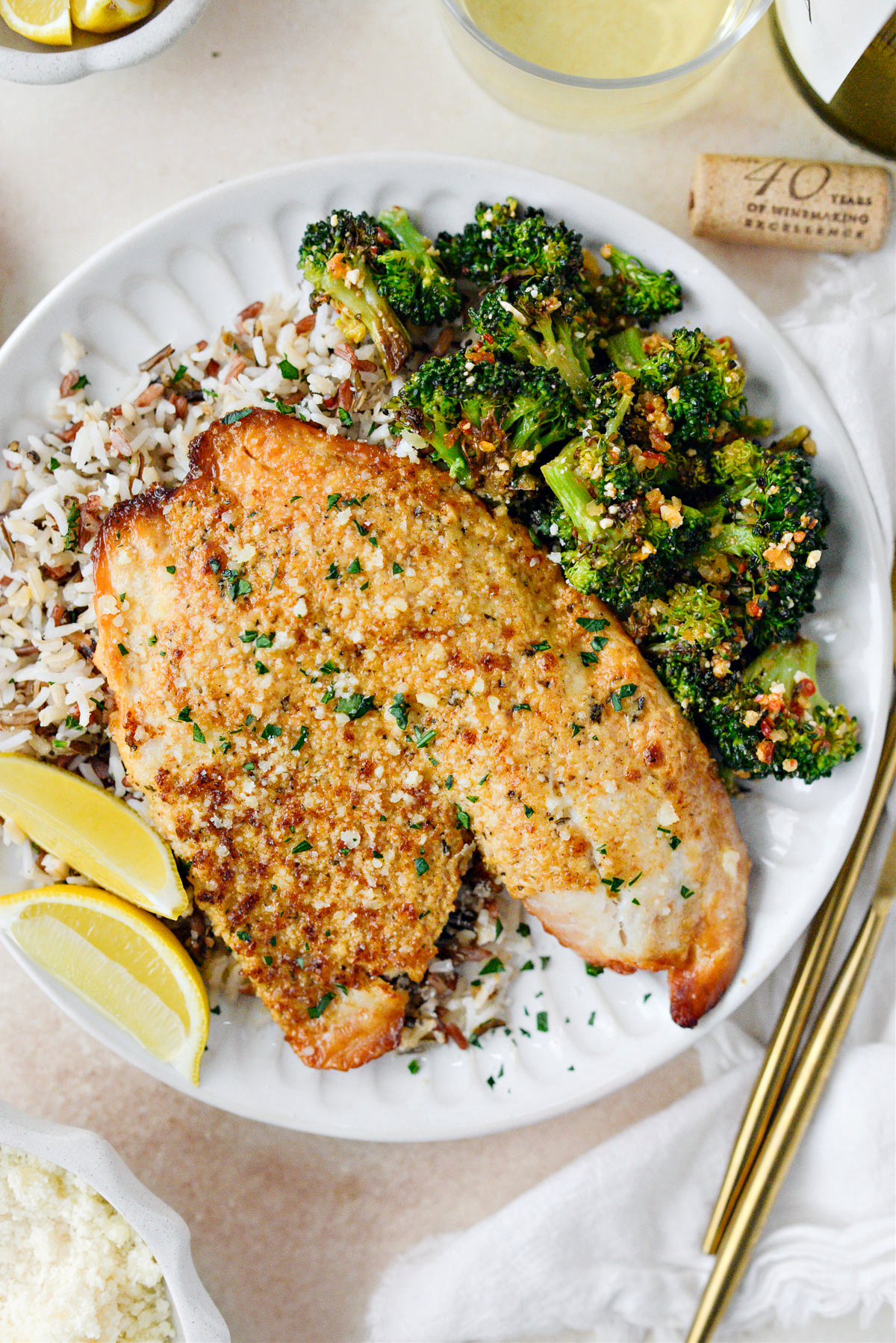 Broiled Tilapia Parmesan - Simply Scratch