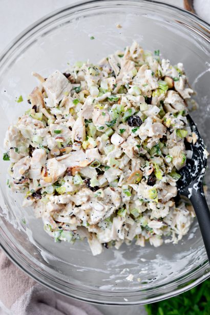 Dried Cherry Toasted Almond Chicken Salad - Simply Scratch