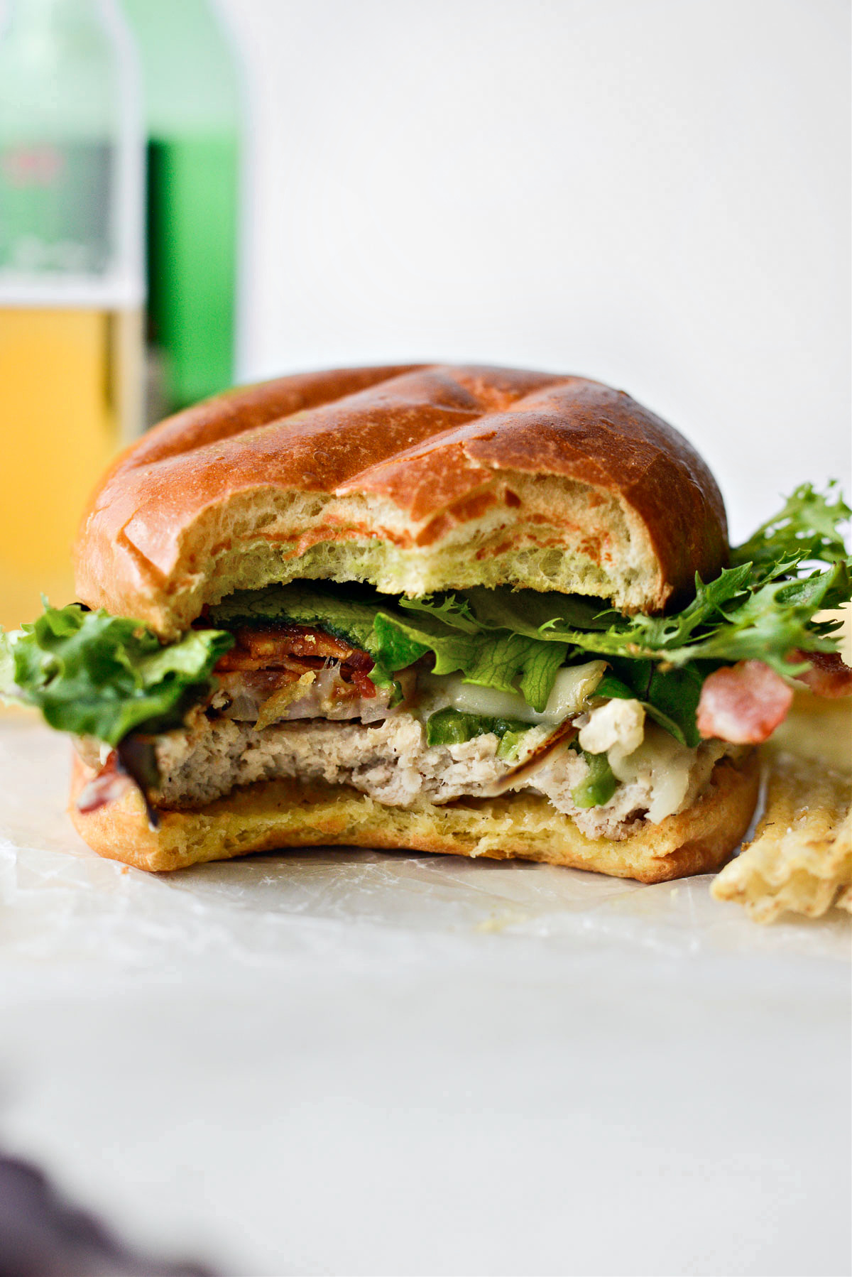 Bacon Jalapeño Chicken Smash Burgers - Simply Scratch