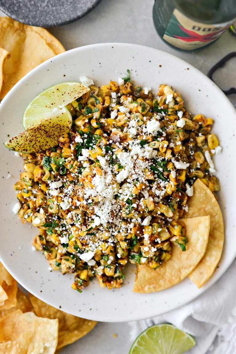 Mexican Street Corn Salsa (Esquites) - Simply Scratch