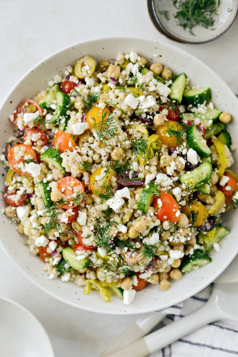 Greek Couscous Salad - Simply Scratch