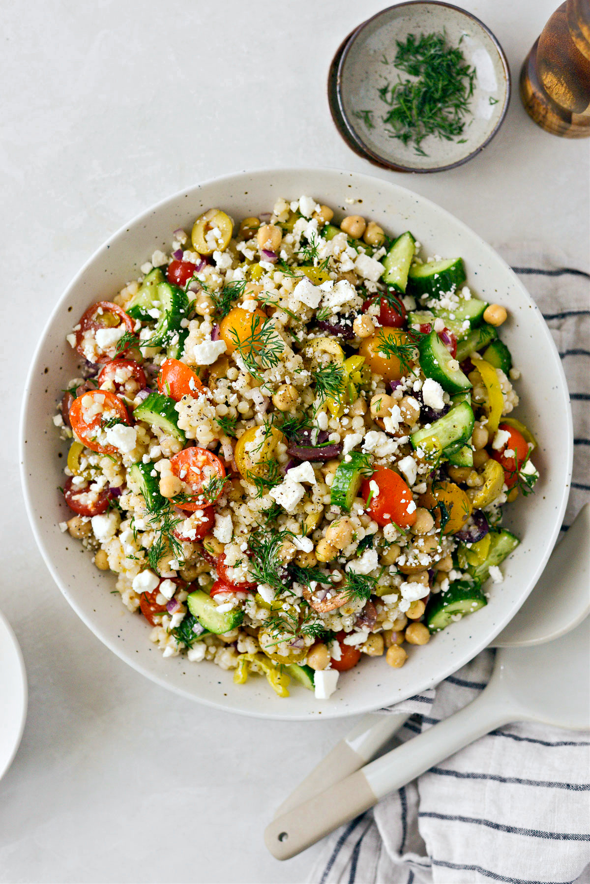 Greek Couscous Salad - Simply Scratch