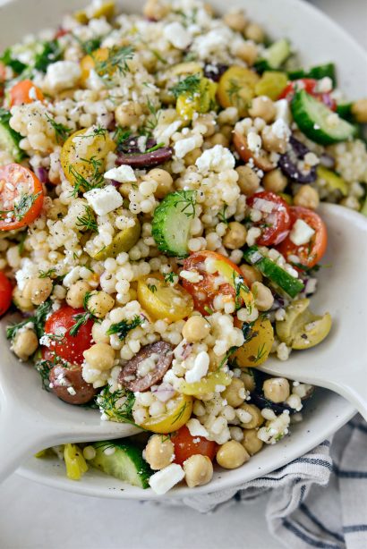 Greek Couscous Salad - Simply Scratch