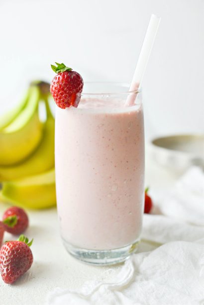 Strawberry Banana Smoothie - Simply Scratch