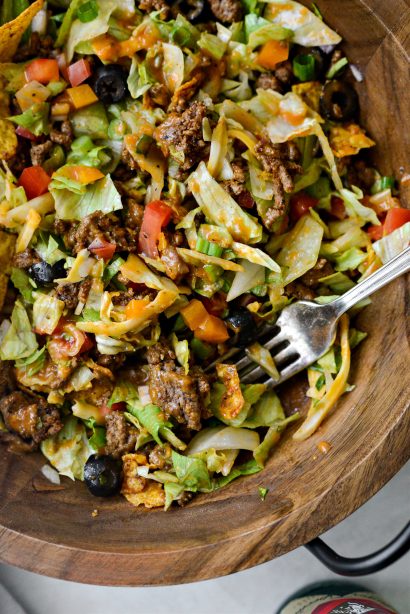 Chopped Taco Salad Recipe - Simply Scratch