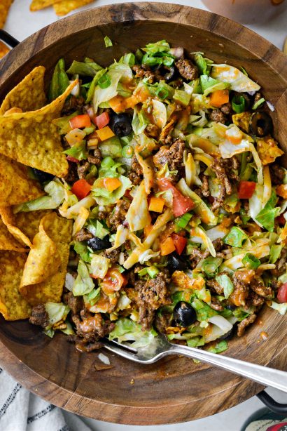 Chopped Taco Salad Recipe - Simply Scratch