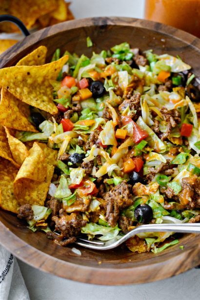 Chopped Taco Salad Recipe - Simply Scratch