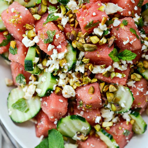 Cucumber Watermelon Feta Salad Simply Scratch