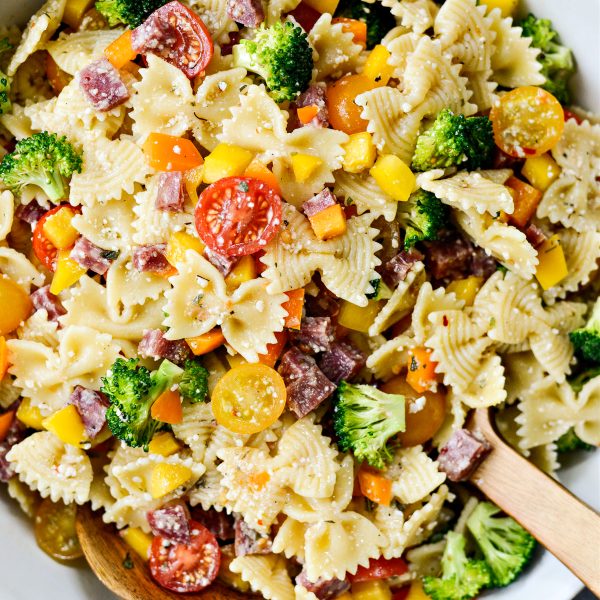 Italian Bowtie Pasta Salad - Simply Scratch