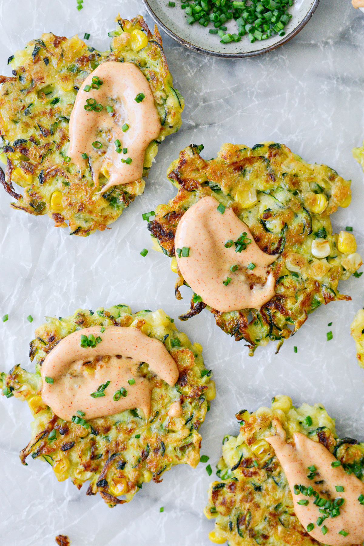 Zucchini Corn Fritters - Simply Scratch