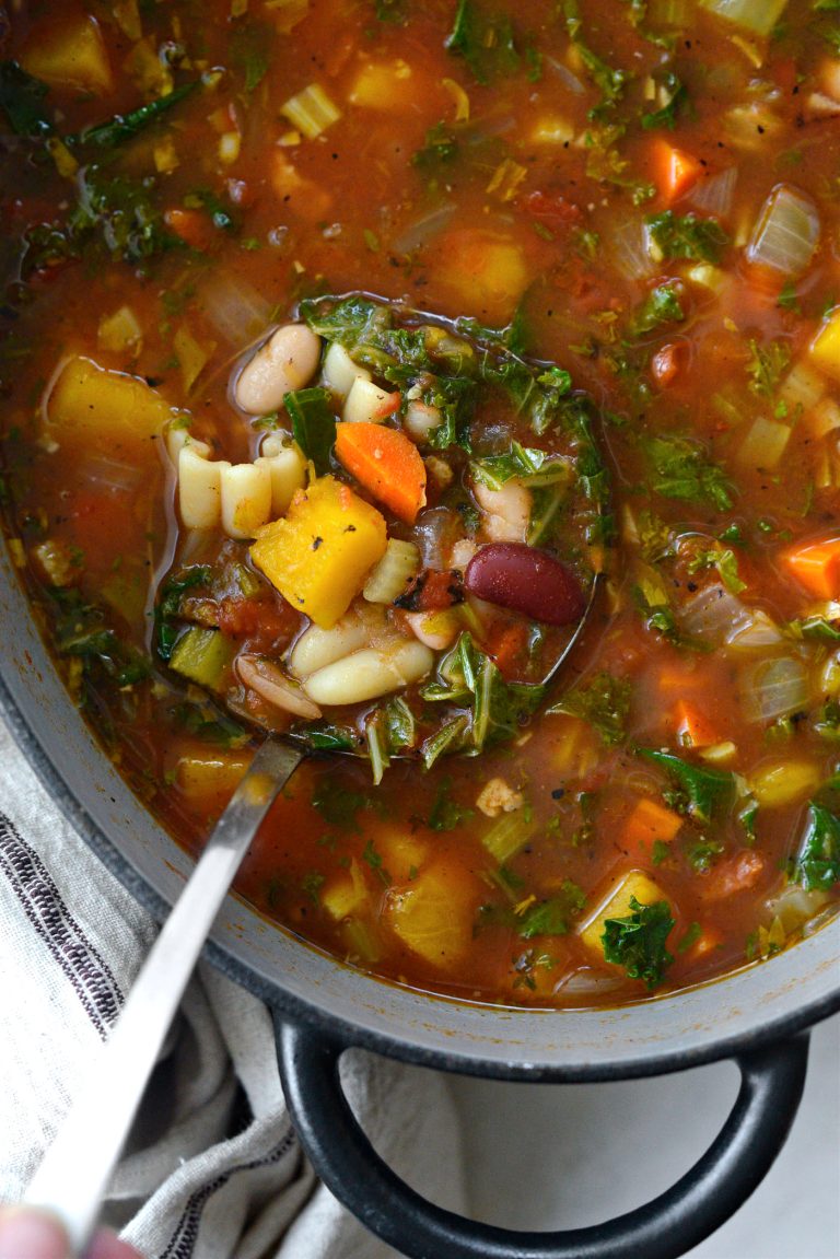 Pumpkin Minestrone - Simply Scratch