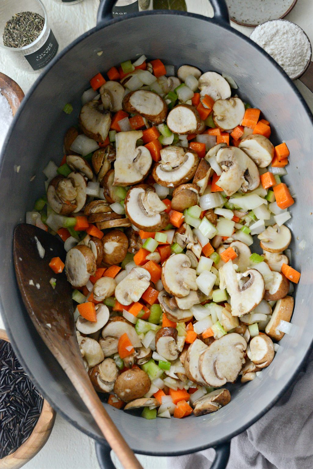 Turkey Mushroom Wild Rice Soup - Simply Scratch