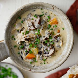 Turkey Mushroom Wild Rice Soup