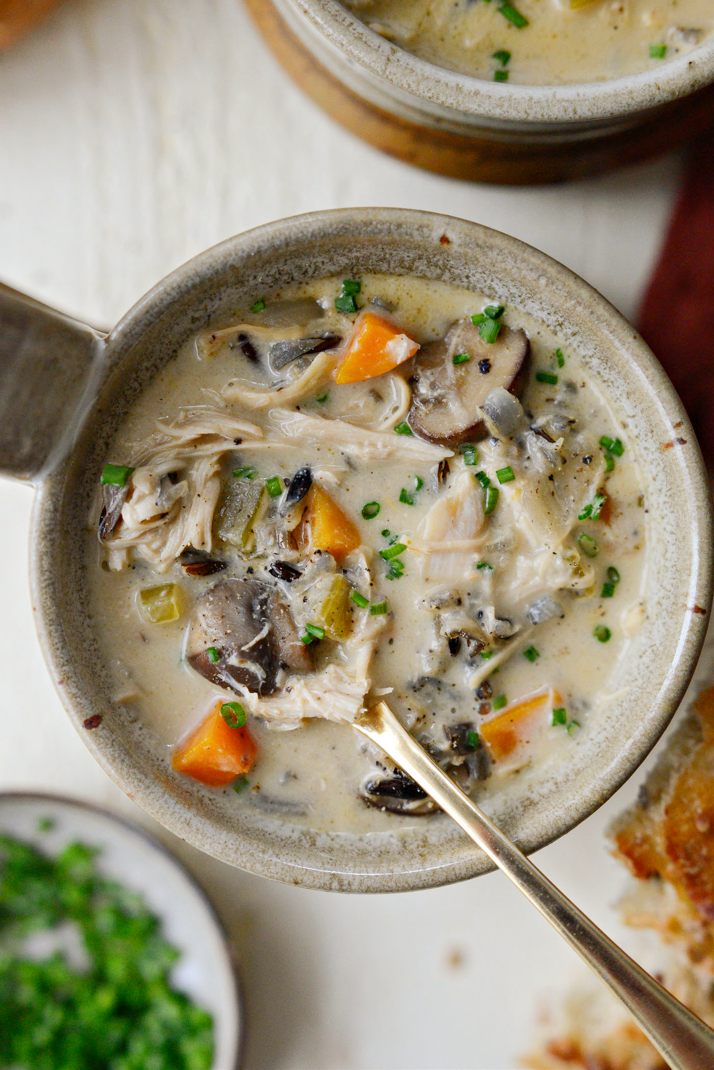 Turkey Mushroom Wild Rice Soup - Simply Scratch