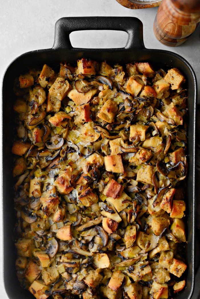 Leek and Wild Mushroom Stuffing