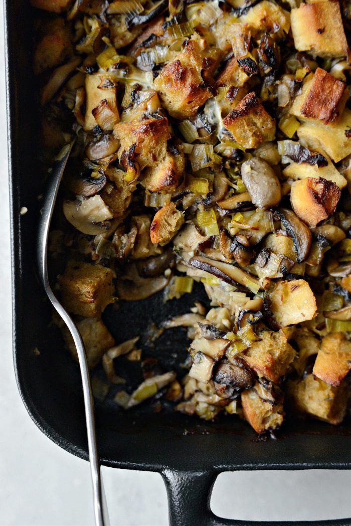 Leek and Wild Mushroom Stuffing