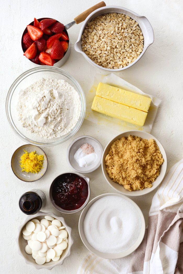 Strawberry Streusel Bars