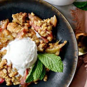 Rhubarb Crumble