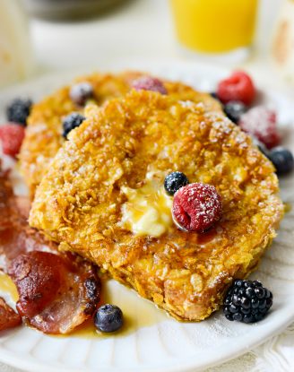 Cornflake Crusted French Toast