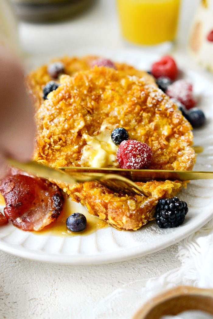 Cornflake Crusted French Toast