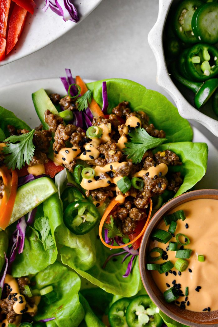 Spicy Sriracha Lettuce Wraps