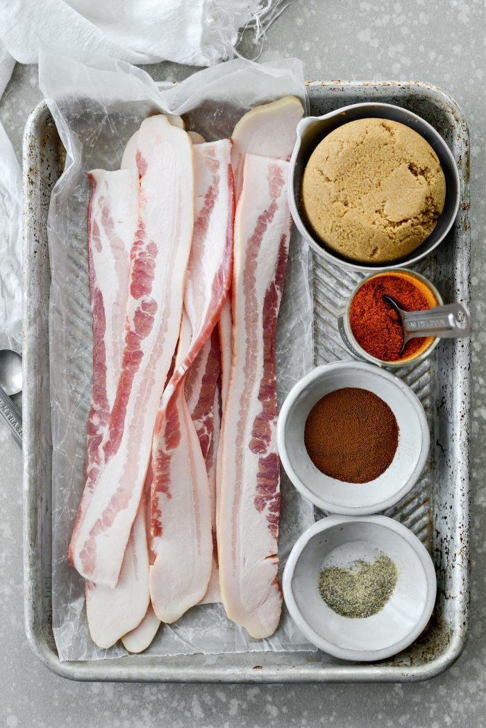 Ingredients for Espresso Candied Bacon (Billion Dollar Bacon)