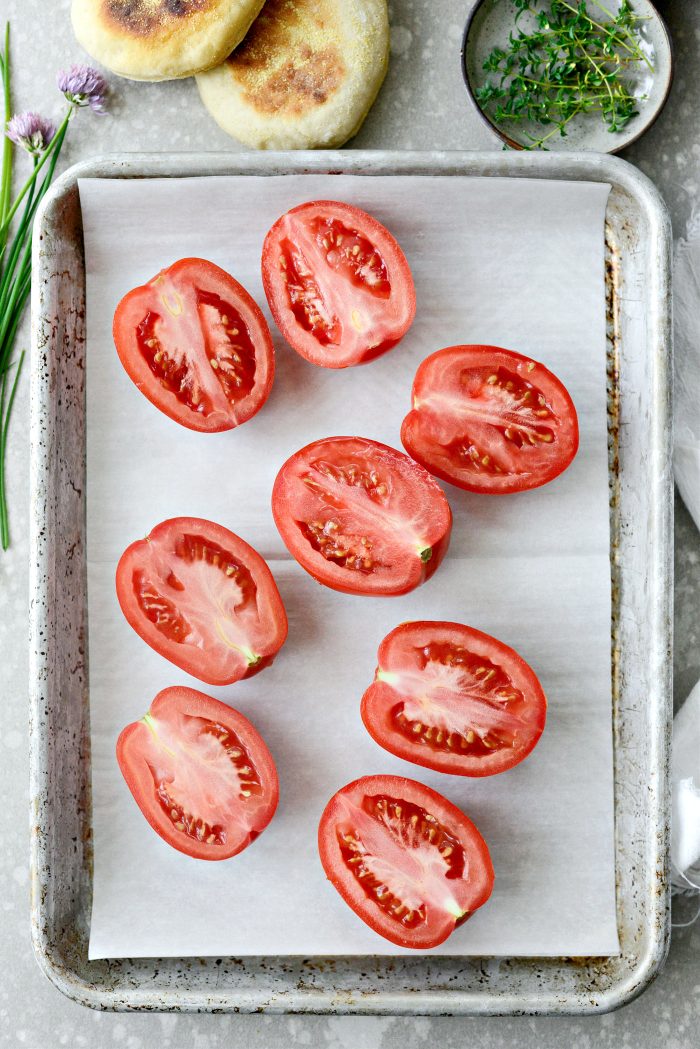 tomato halves
