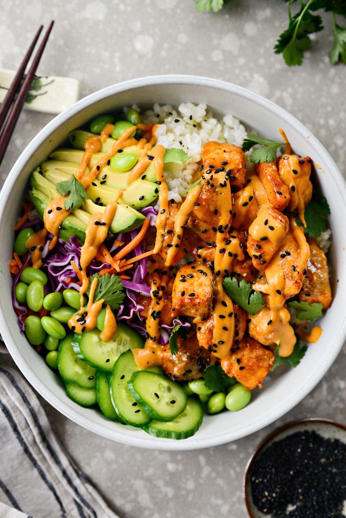 Bang Bang Salmon Bowls