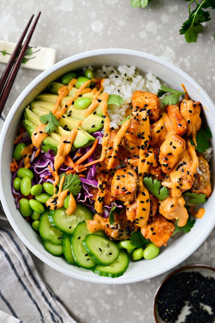 Bang Bang Salmon Bowls