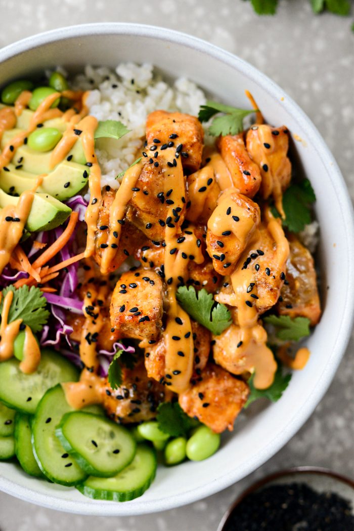 Bang Bang Salmon Bowls