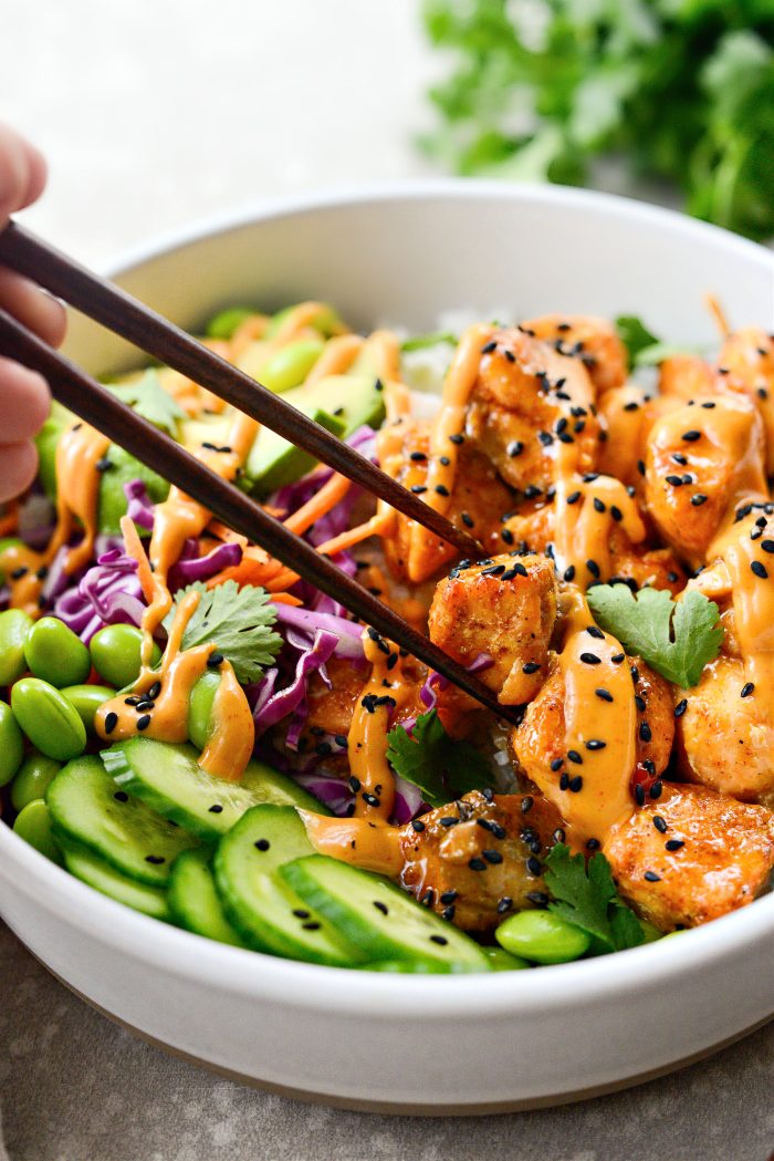 Bang Bang Salmon Bowls