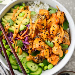 Bang Bang Salmon Bowls