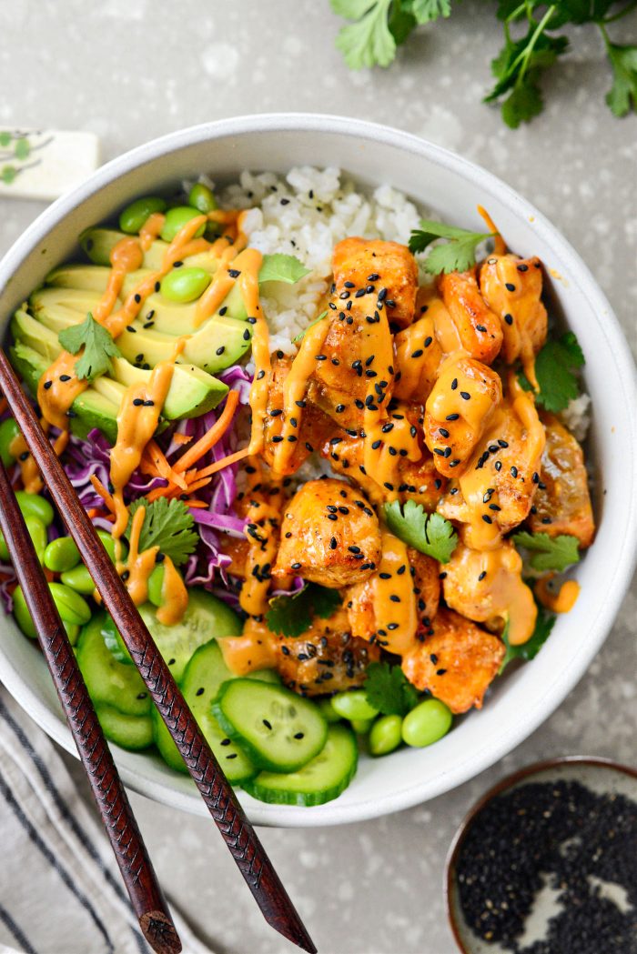 Bang Bang Salmon Bowls