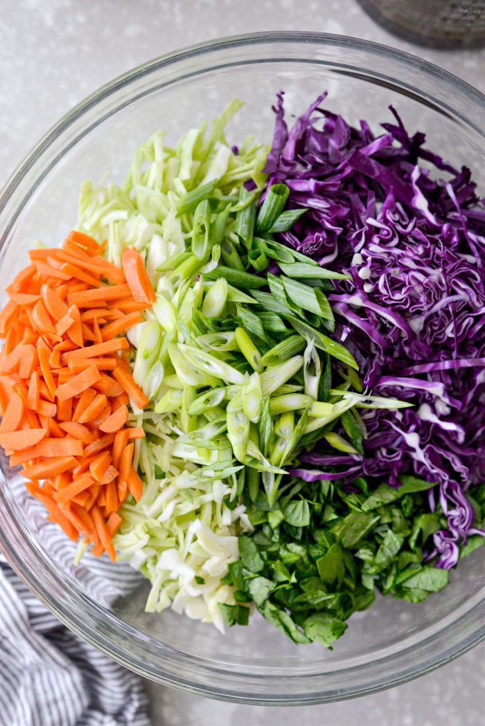 veggies and cabbage in bowl