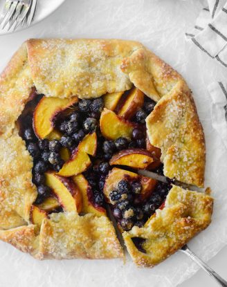 Blueberry Peach Galette