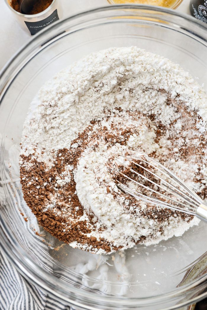 measure and whisk dry ingredients