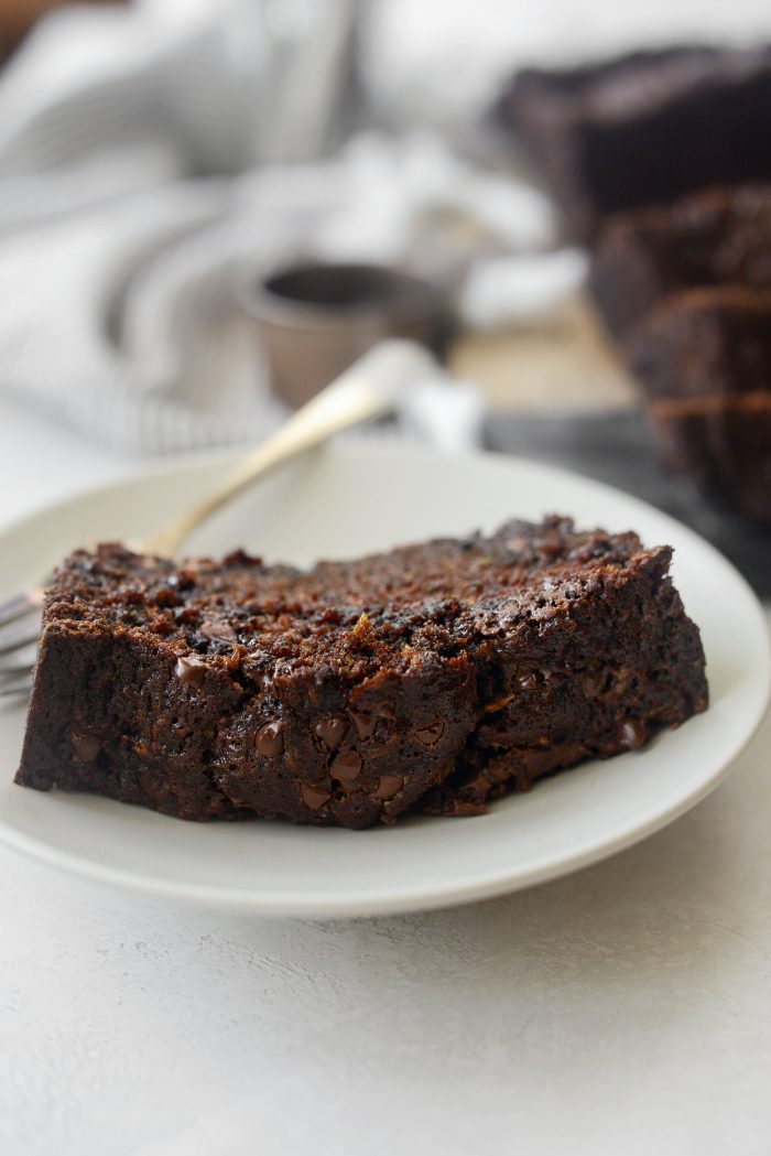 Chocolate Chocolate Chip Zucchini Bread