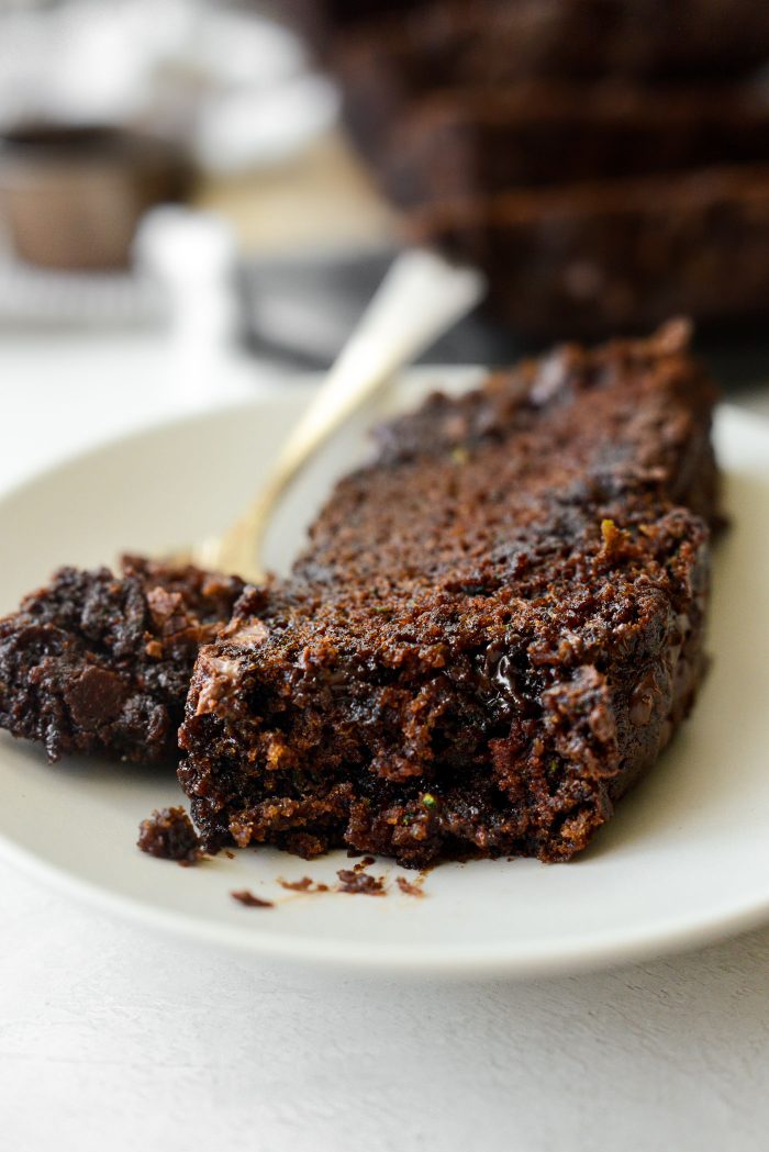 Chocolate Chocolate Chip Zucchini Bread