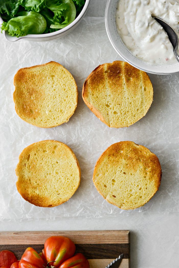 toast brioche buns