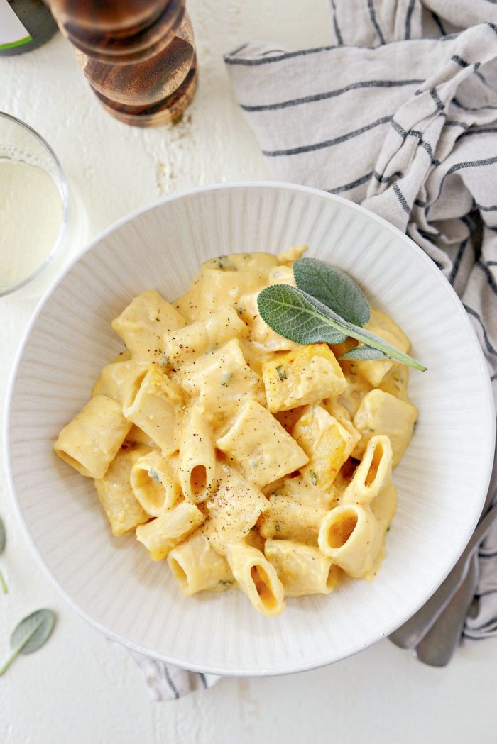 Cheesy Roasted Butternut Squash Rigatoni