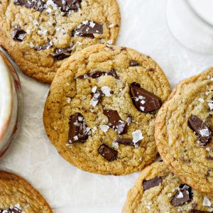 Salted Brown Butter Chocolate Chunk Cookies