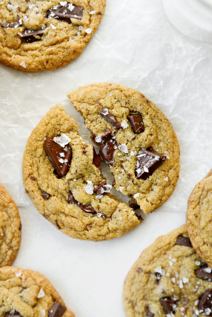 Salted Brown Butter Chocolate Chunk Cookies