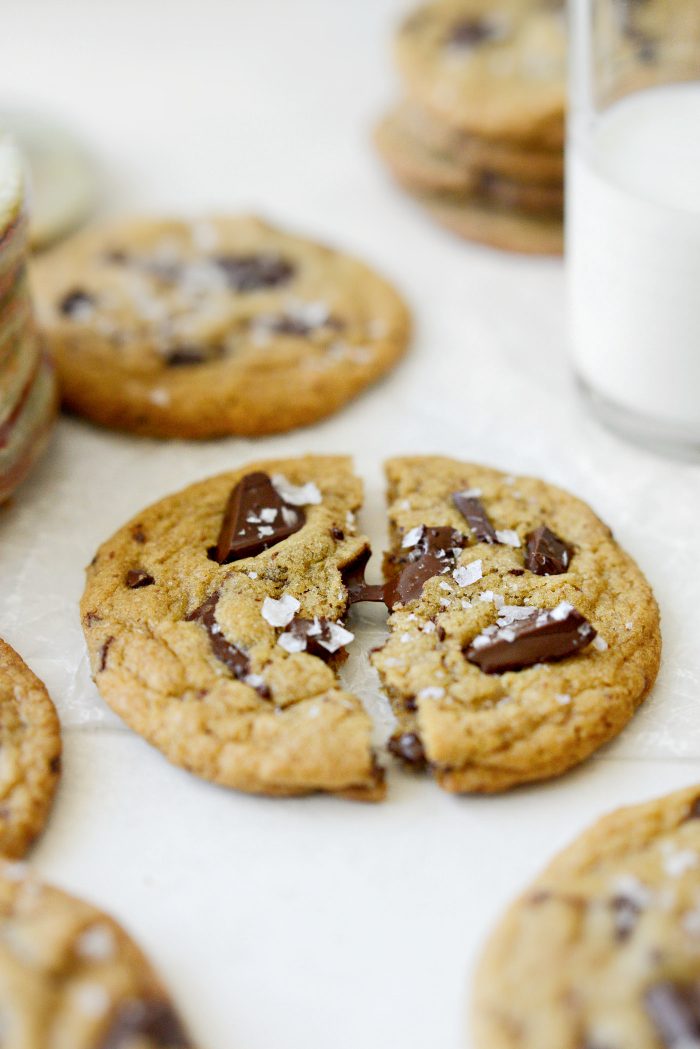 Salted Brown Butter Chocolate Chunk Cookies