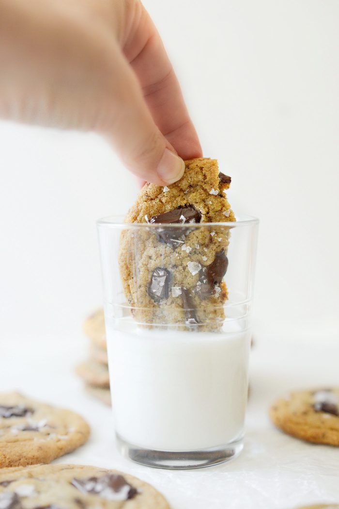 Salted Brown Butter Chocolate Chunk Cookies