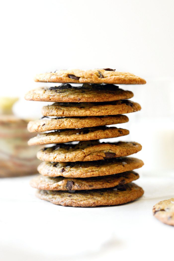 Salted Brown Butter Chocolate Chunk Cookies