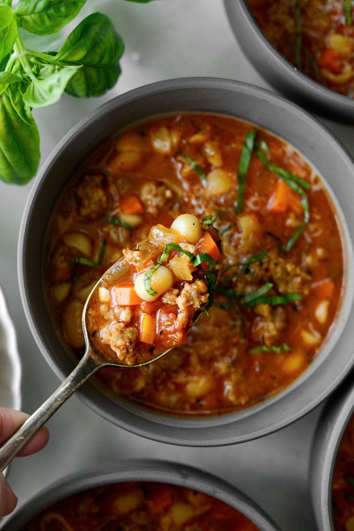 Italian Sausage White Bean Soup