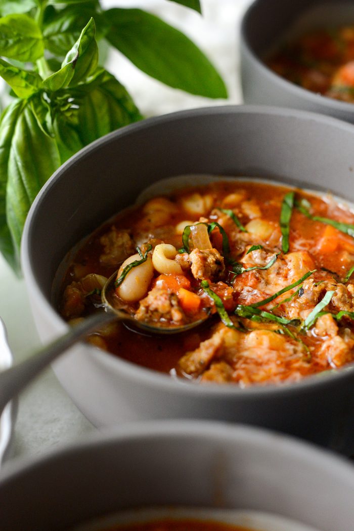 Italian Sausage White Bean Soup